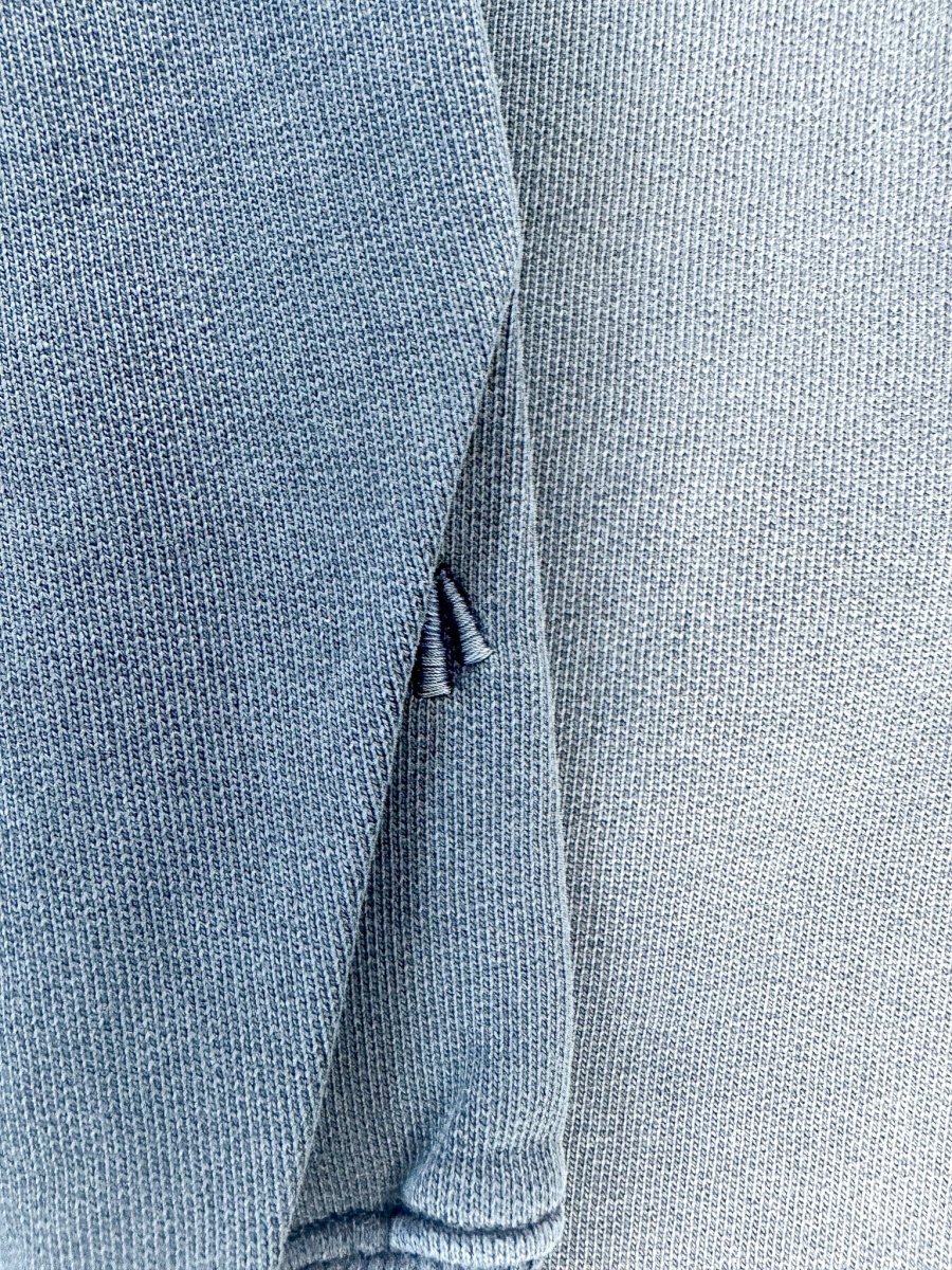 Nigel Cabourn Navy Embroidered Arrow Zip Hoodie Jacket - Imagen 7
