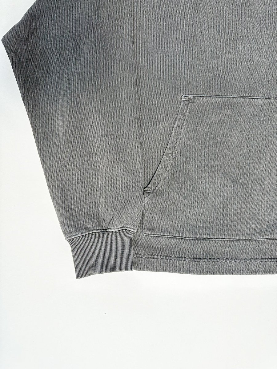 Nigel Cabourn Kangaroo Pocket USMC Black Training Sweatshirt Oversized - Imagen 5