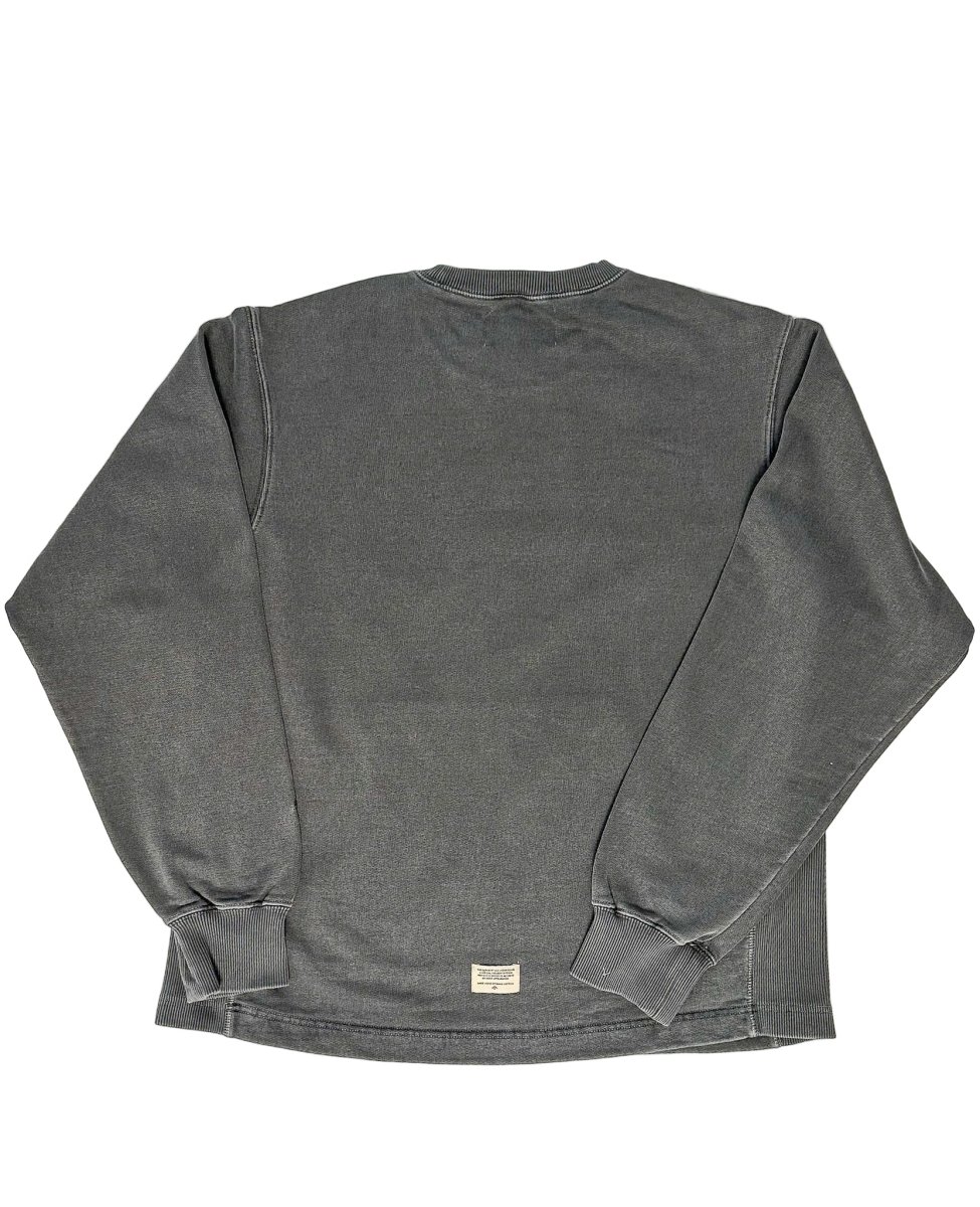 Nigel Cabourn Kangaroo Pocket USMC Black Training Sweatshirt Oversized - Imagen 3
