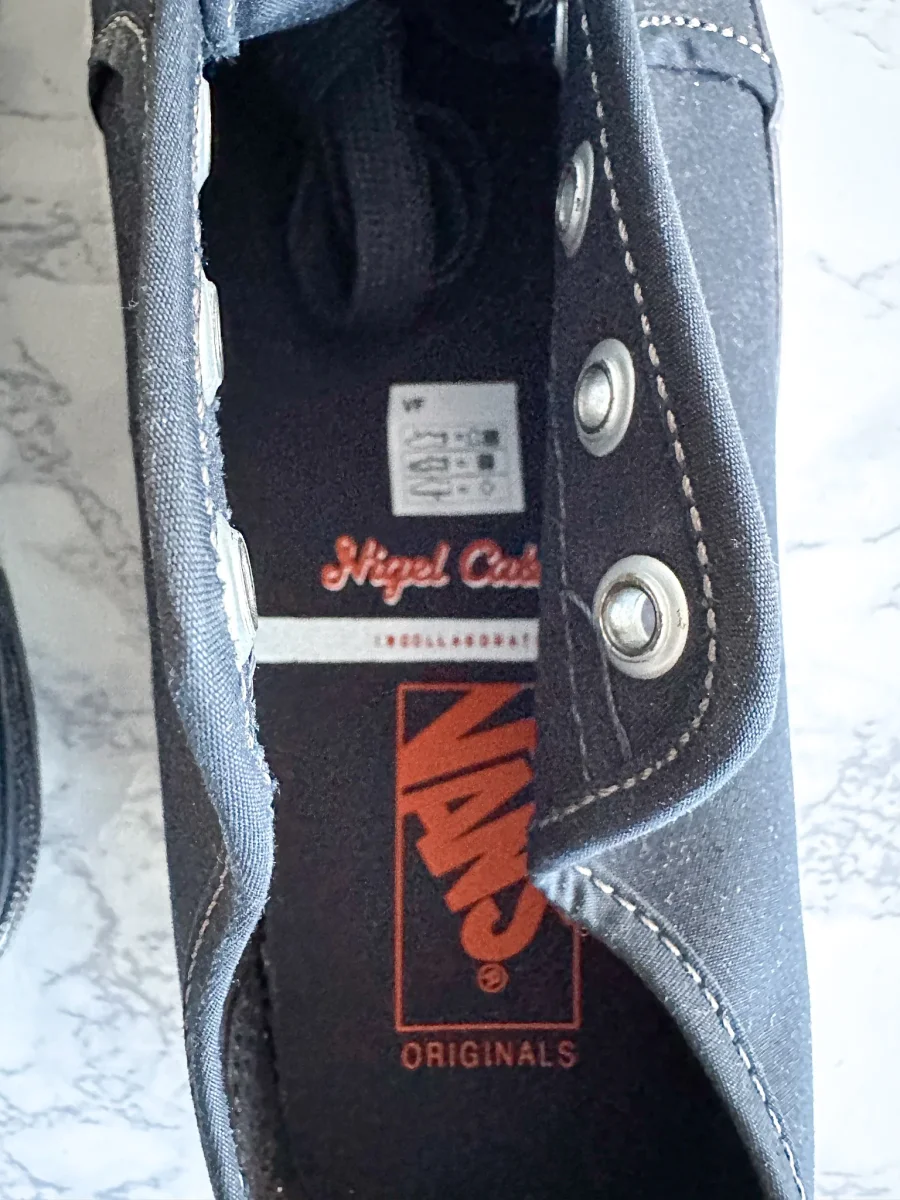 Nigel Cabourn UA OG STYLE 23 LX Ventile Black Navy Sneakers Trainers - Imagen 9