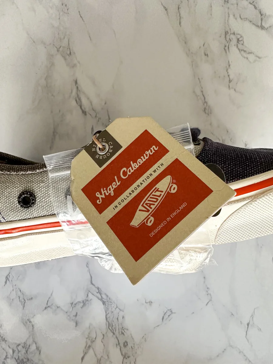 Nigel Cabourn x OG Authentic LX 'Crazy Navy Mix' Trainers - Imagen 5