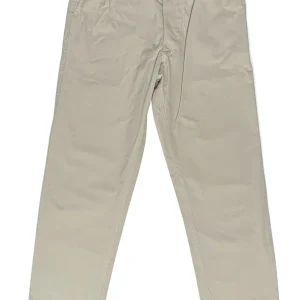 Nigel Cabourn P3 US Poplin Slim Leg Chino Pants Trousers In Tan Beige