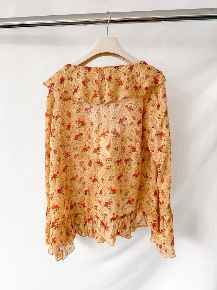 Spell and the Gypsy Fleur Frill Blouse in Butterscotch - Imagen 7