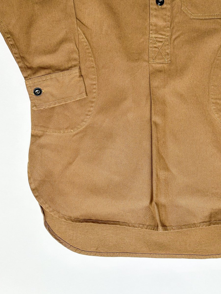Yarmouth Oilskins Pullover Smock Shirt In Brown - Imagen 5