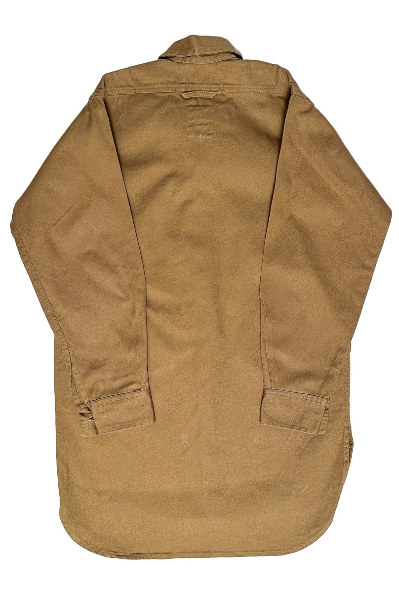 Yarmouth Oilskins Pullover Smock Shirt In Brown - Imagen 3