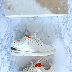 On Running The Roger Centre Court White Black Sneakers