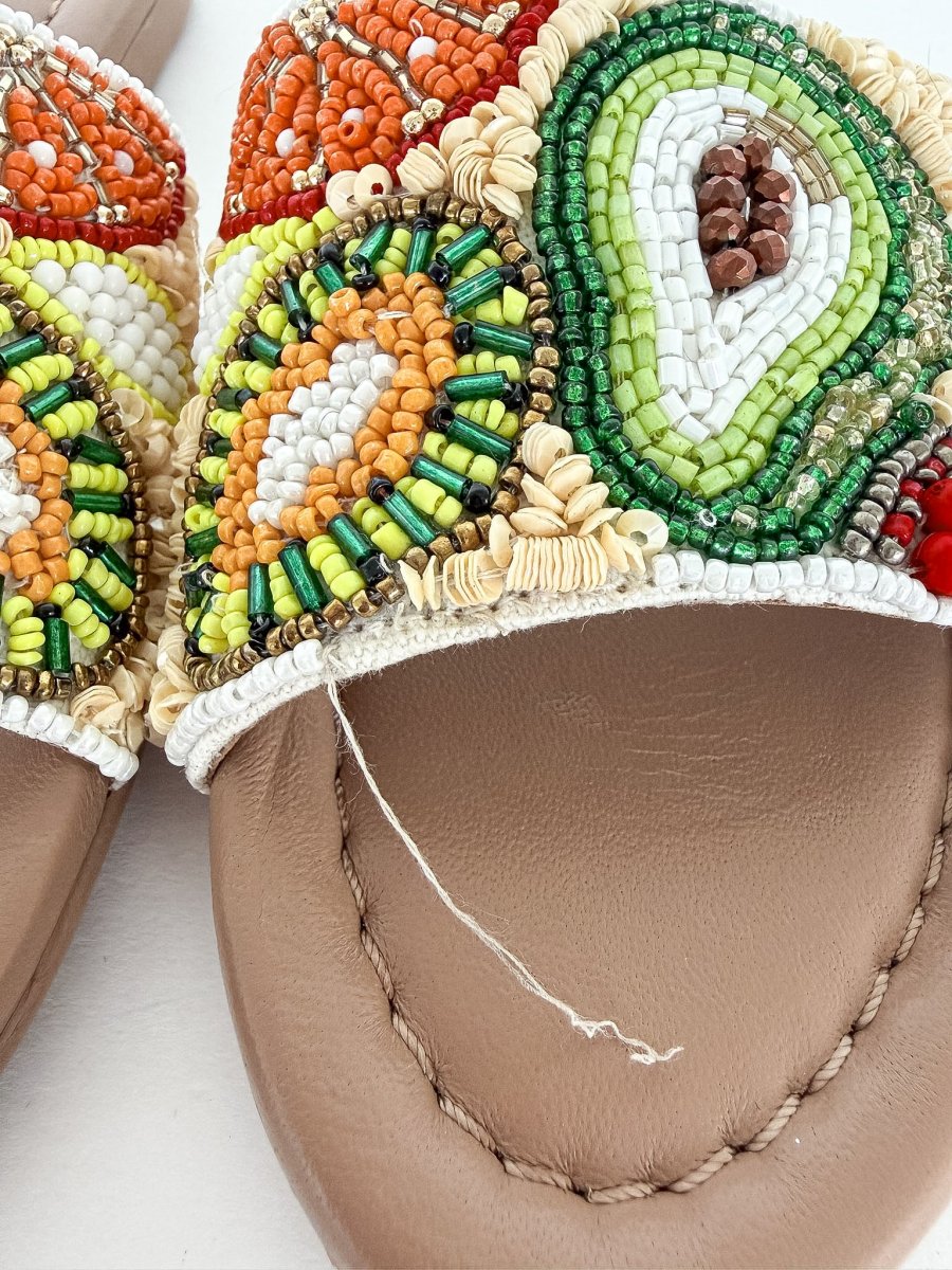 Caroline Constas Beaded Tutti Fruiti Sandals (EX-DISPLAY) - Imagen 6
