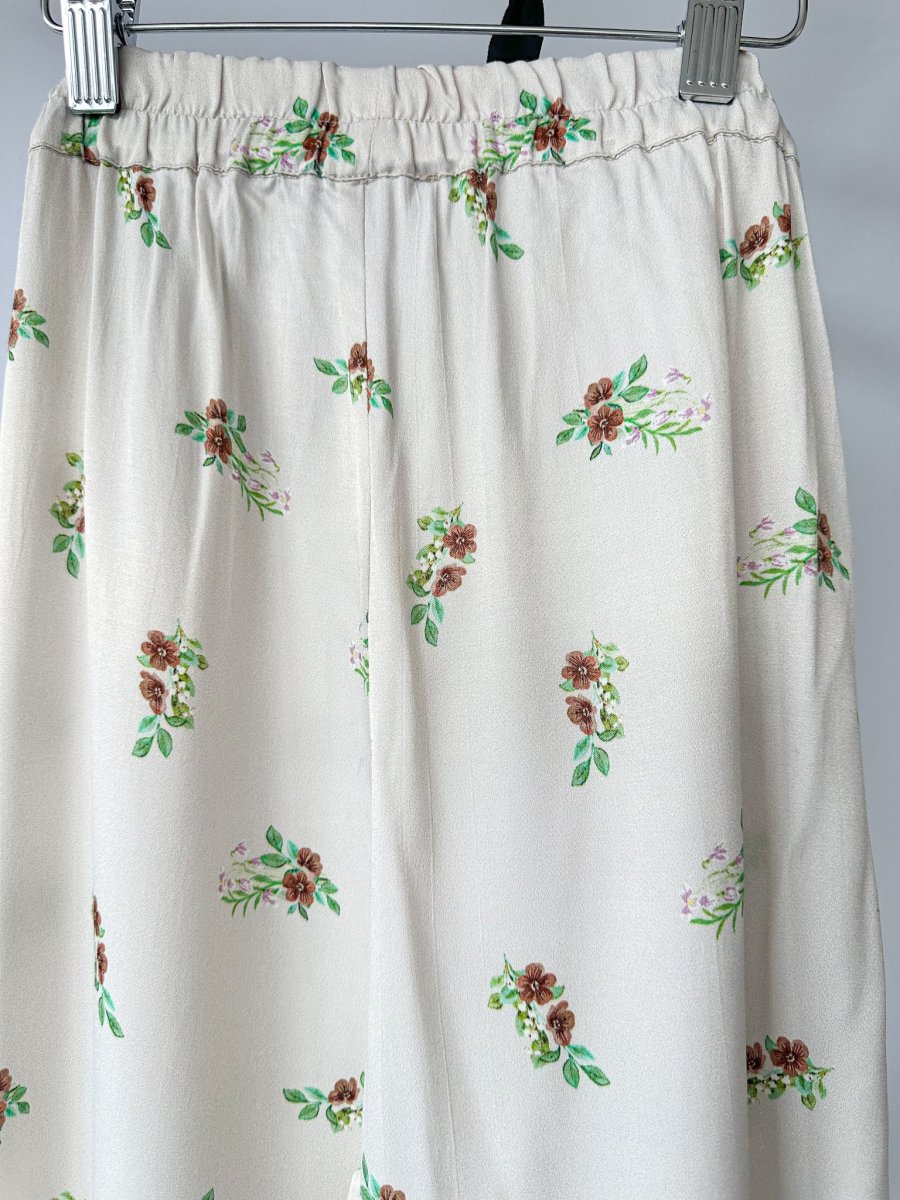 Sleeper Floral Blossom Print Elastic Waist Summer Trousers - Imagen 7