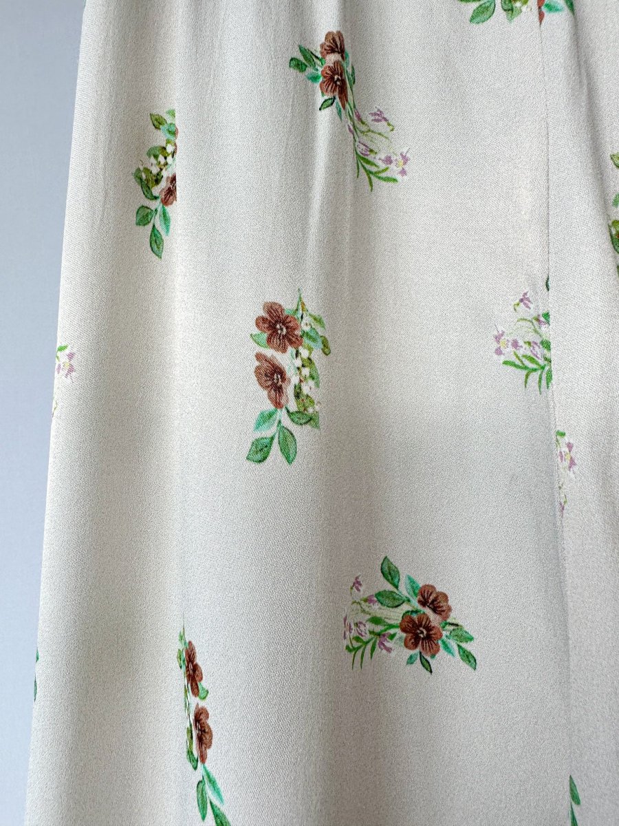 Sleeper Floral Blossom Print Elastic Waist Summer Trousers - Imagen 8