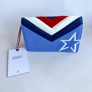 Perfect Moment Star Quilted Blue Belt Bum Bag