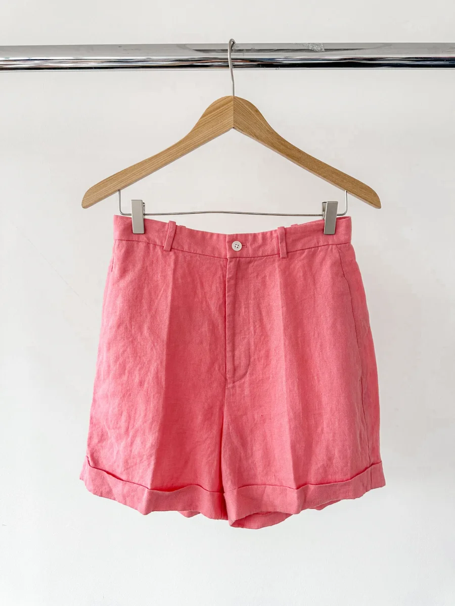 POLO RALPH LAUREN Pink Linen Summer Shorts - Imagen 2
