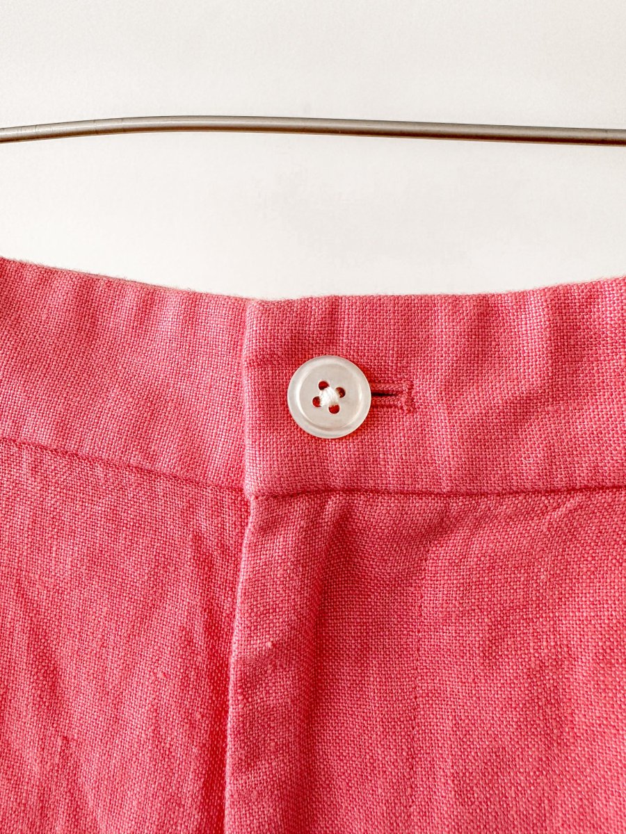 POLO RALPH LAUREN Pink Linen Summer Shorts - Imagen 4