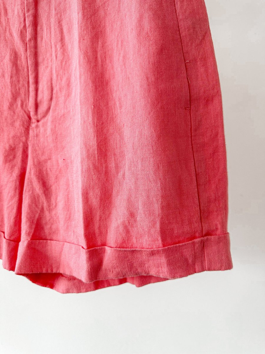 POLO RALPH LAUREN Pink Linen Summer Shorts - Imagen 6