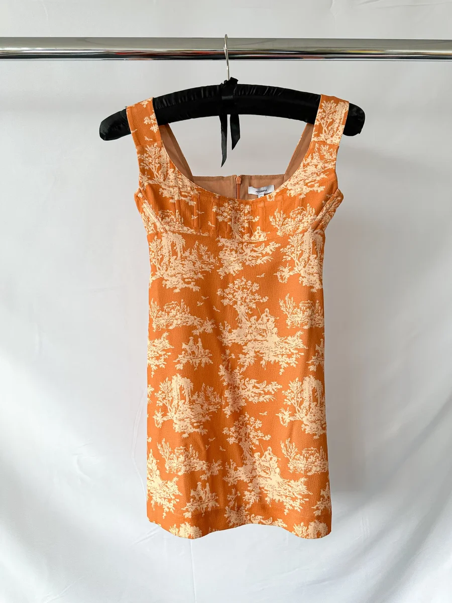 Miaou Vivi Clementine Print Mini Dress - Imagen 2