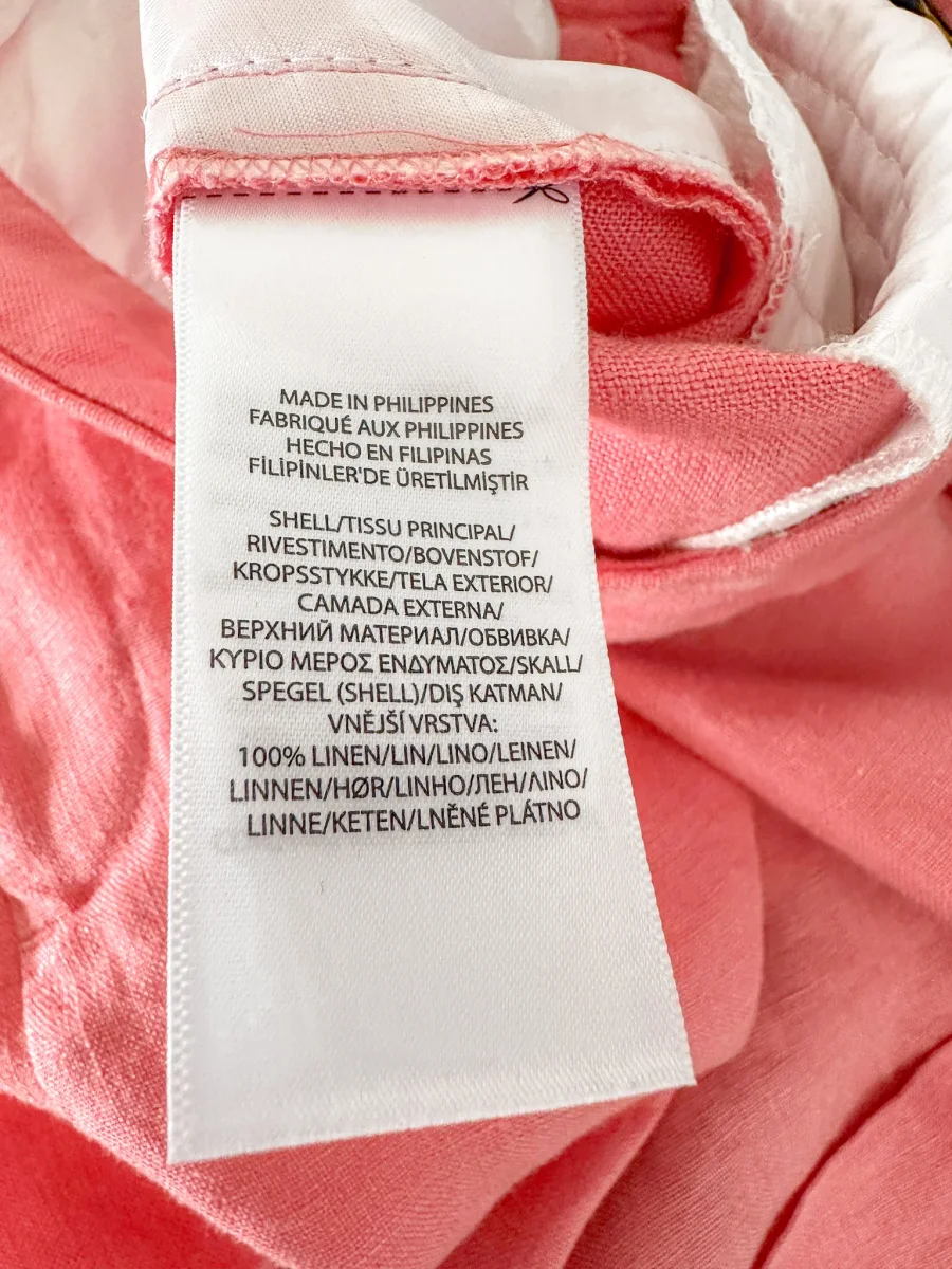POLO RALPH LAUREN Pink Linen Summer Shorts - Imagen 8