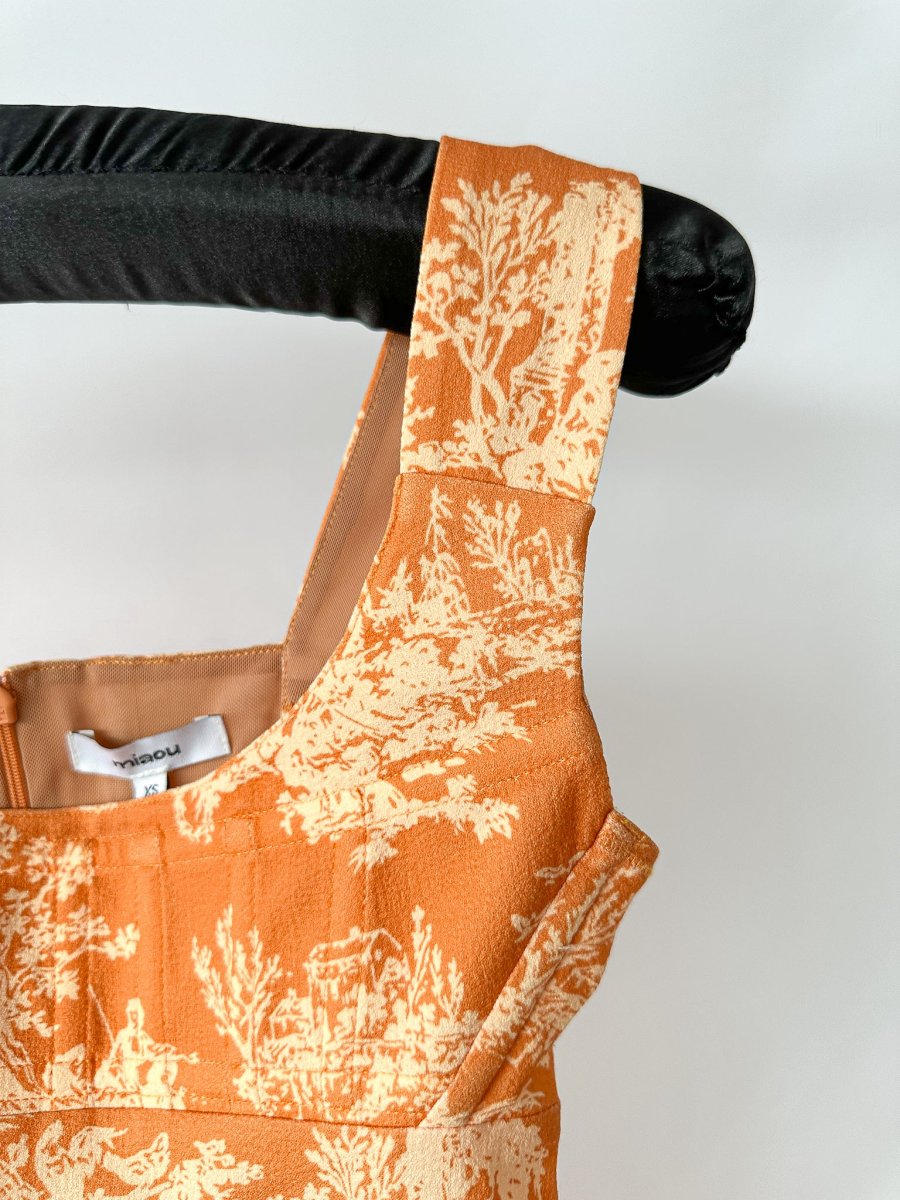 Miaou Vivi Clementine Print Mini Dress - Imagen 4