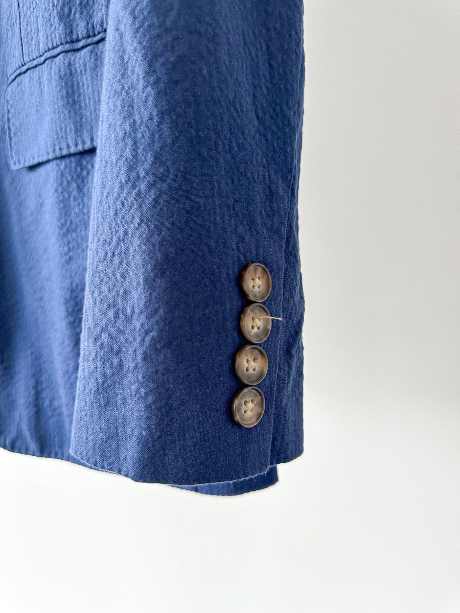 POLO RALPH LAUREN Blue Seersucker Blazer Jacket - Imagen 8