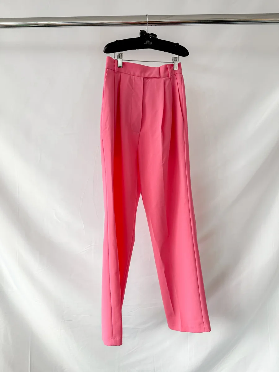 The Frankie Shop Bea High Rise Straight Suit Trousers - Imagen 3