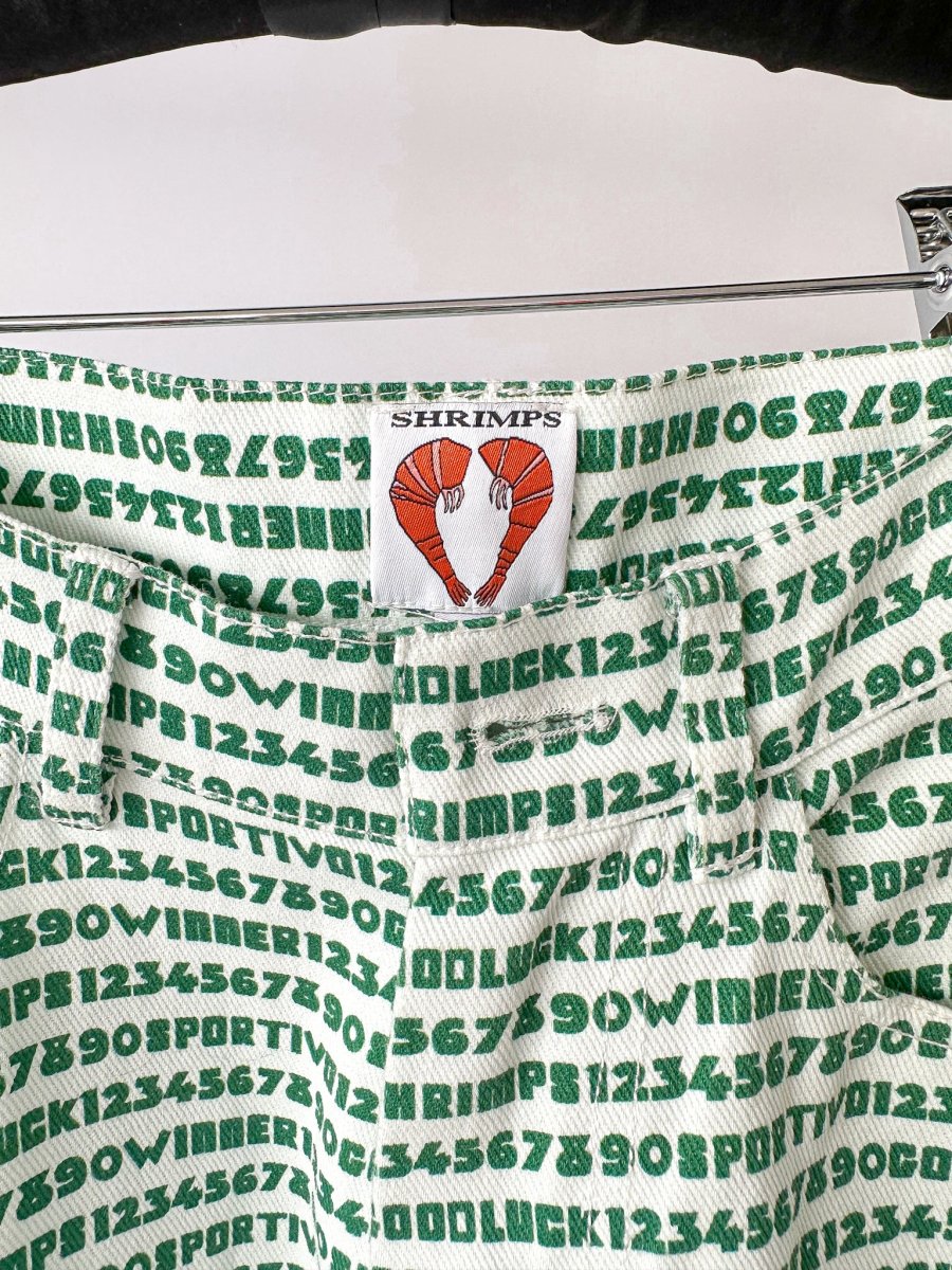 Shrimps Anette Good Luck Printed Patch Logo Cargo Green Trousers - Imagen 6