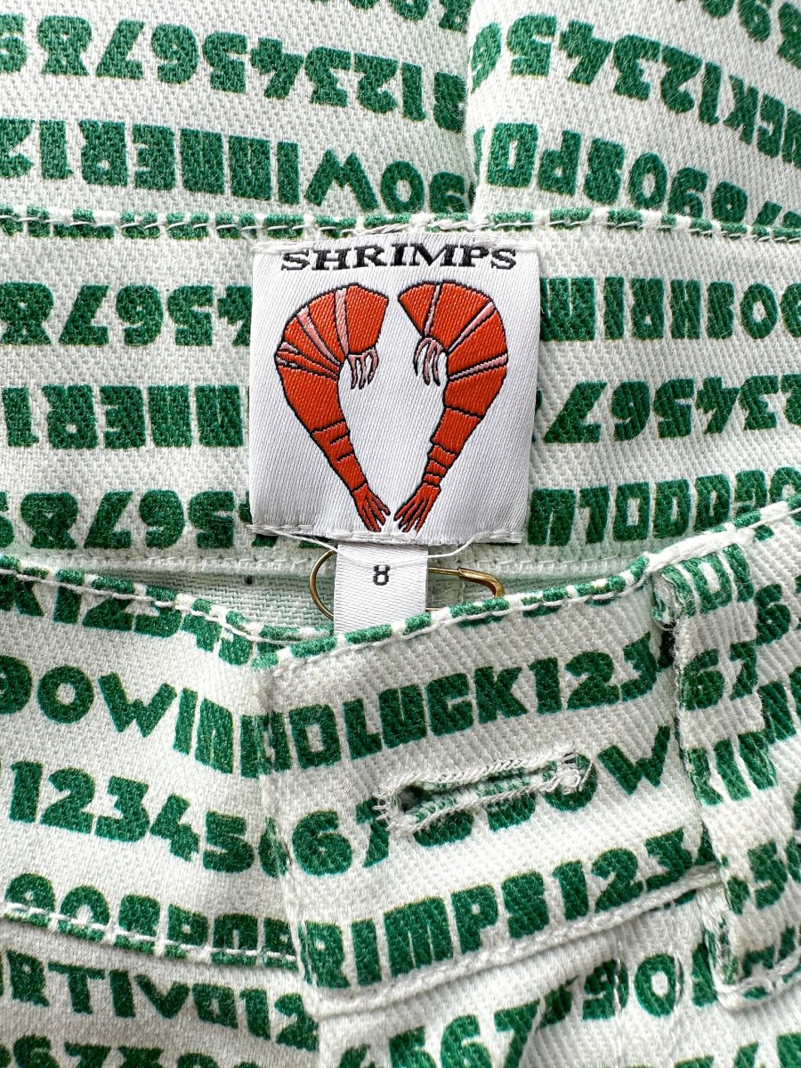 Shrimps Anette Good Luck Printed Patch Logo Cargo Green Trousers - Imagen 9