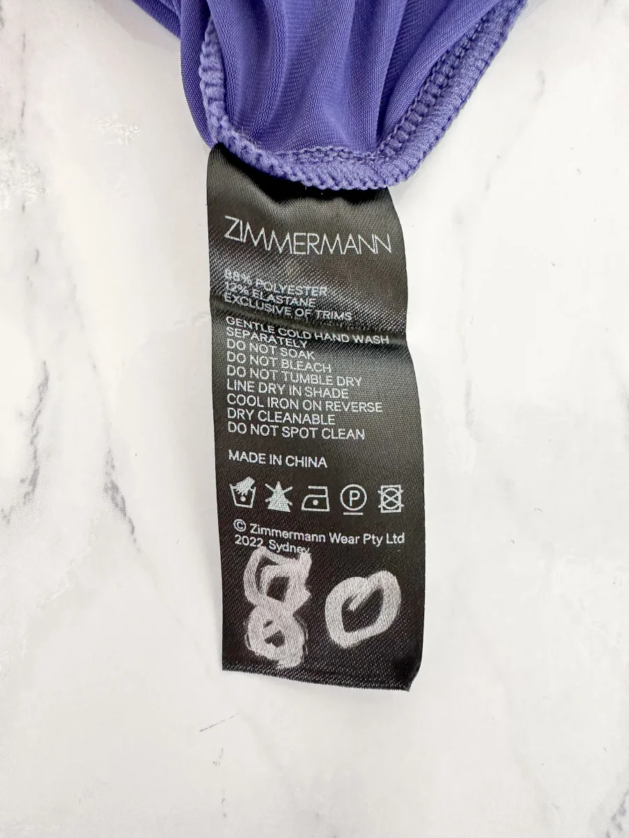 Zimmermann V-Neck Blue Spaghetti Strap Slip Dress - Imagen 6