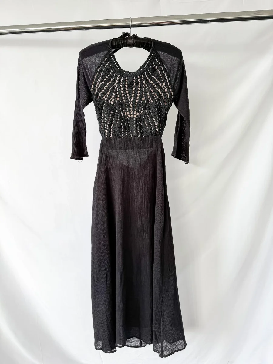Antik Batik Crochet Backless Nelly Dress - Imagen 4