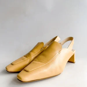DEAR FRANCES Noah Mule Venezia Heels In Beige