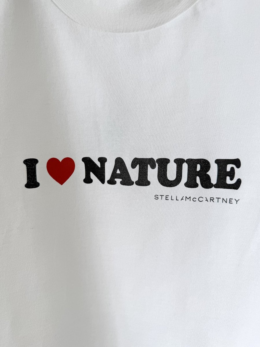 Stella Mccartney I Heart Nature Slogan T-Shirt - Imagen 4