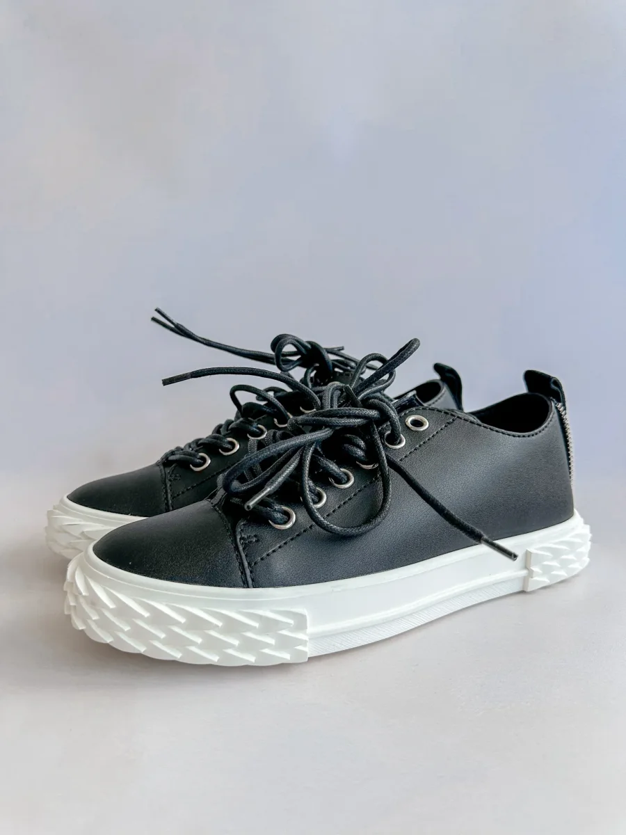 Giuseppe Zanotti Black Blabber Low Top Sneakers - Imagen 2
