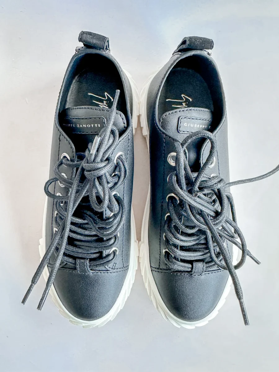 Giuseppe Zanotti Black Blabber Low Top Sneakers - Imagen 5
