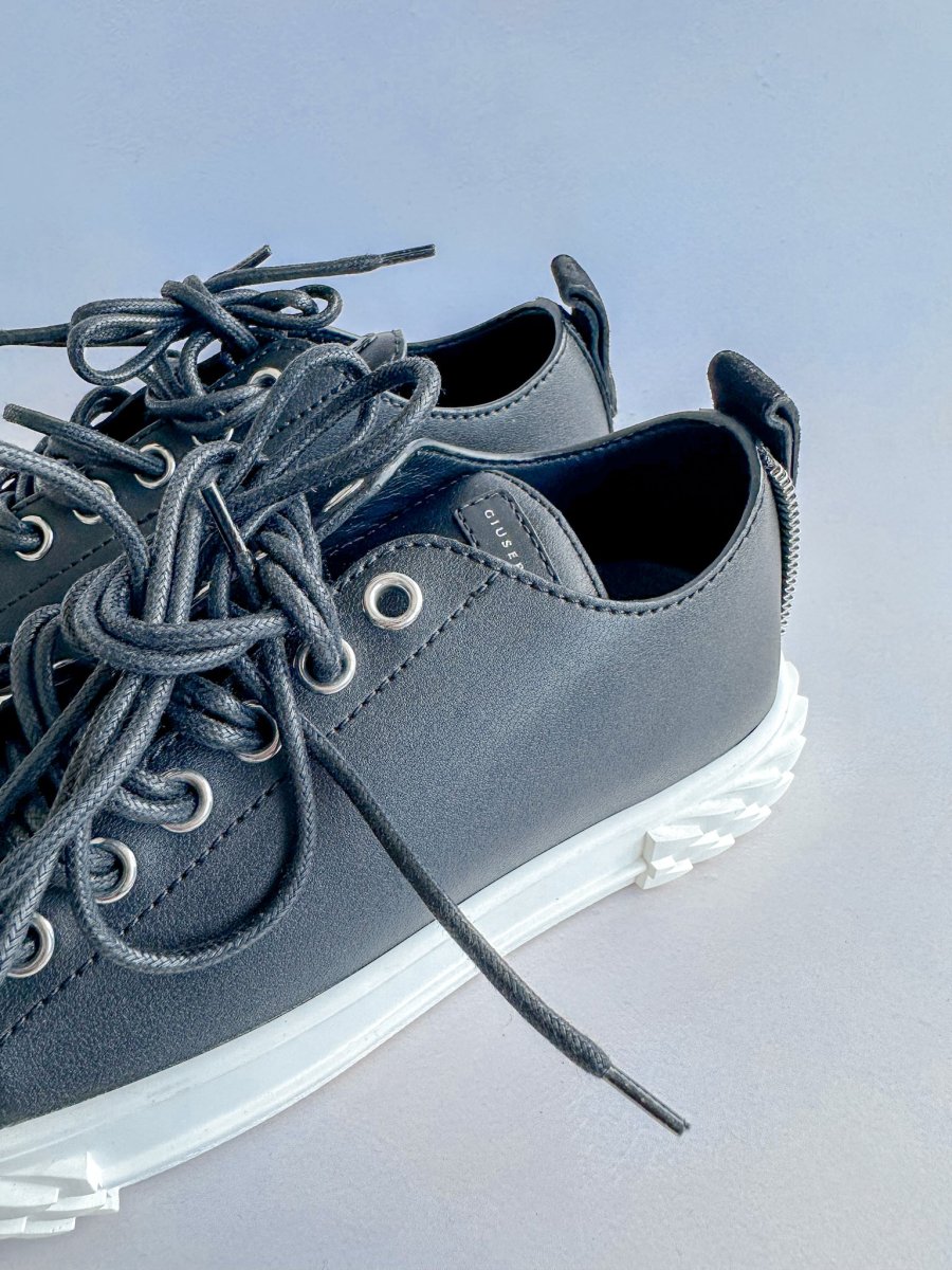 Giuseppe Zanotti Black Blabber Low Top Sneakers - Imagen 6