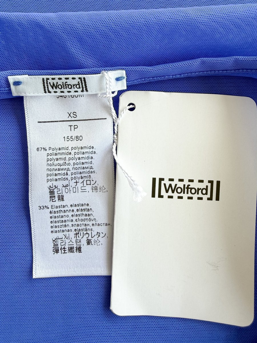 Wolford Blue Loose Fit Tulle Short Sleeve Top - Imagen 5
