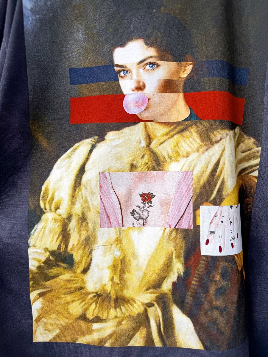 Etro Graphic Print Black T-Shirt - Imagen 3