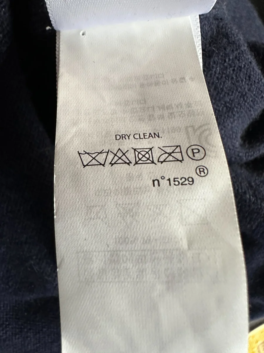 Polo Ralph Lauren Cashmere Navy Short Sleeve Long Dress - Imagen 8