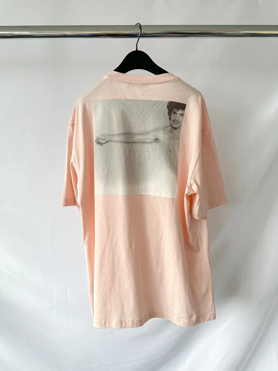 Raf Simons x Robert Mapplethorpe Pink Photograph Back T-Shirt - Imagen 3