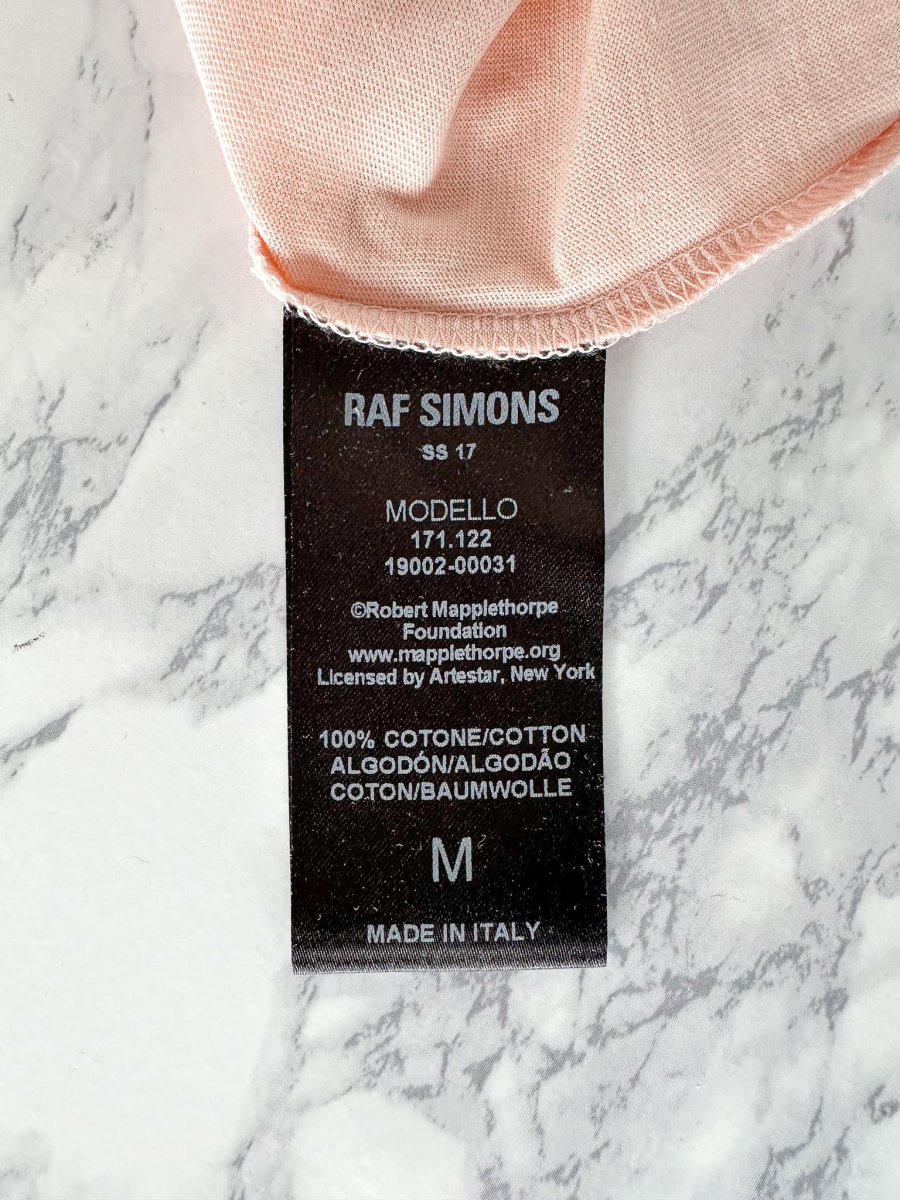 Raf Simons x Robert Mapplethorpe Pink Photograph Back T-Shirt - Imagen 8