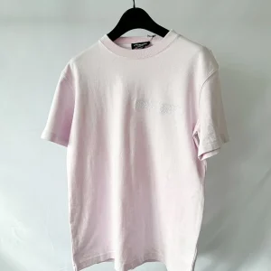 Calvin Klein 205W39NYC Logo Embroidered Pink Short Sleeve T-Shirt