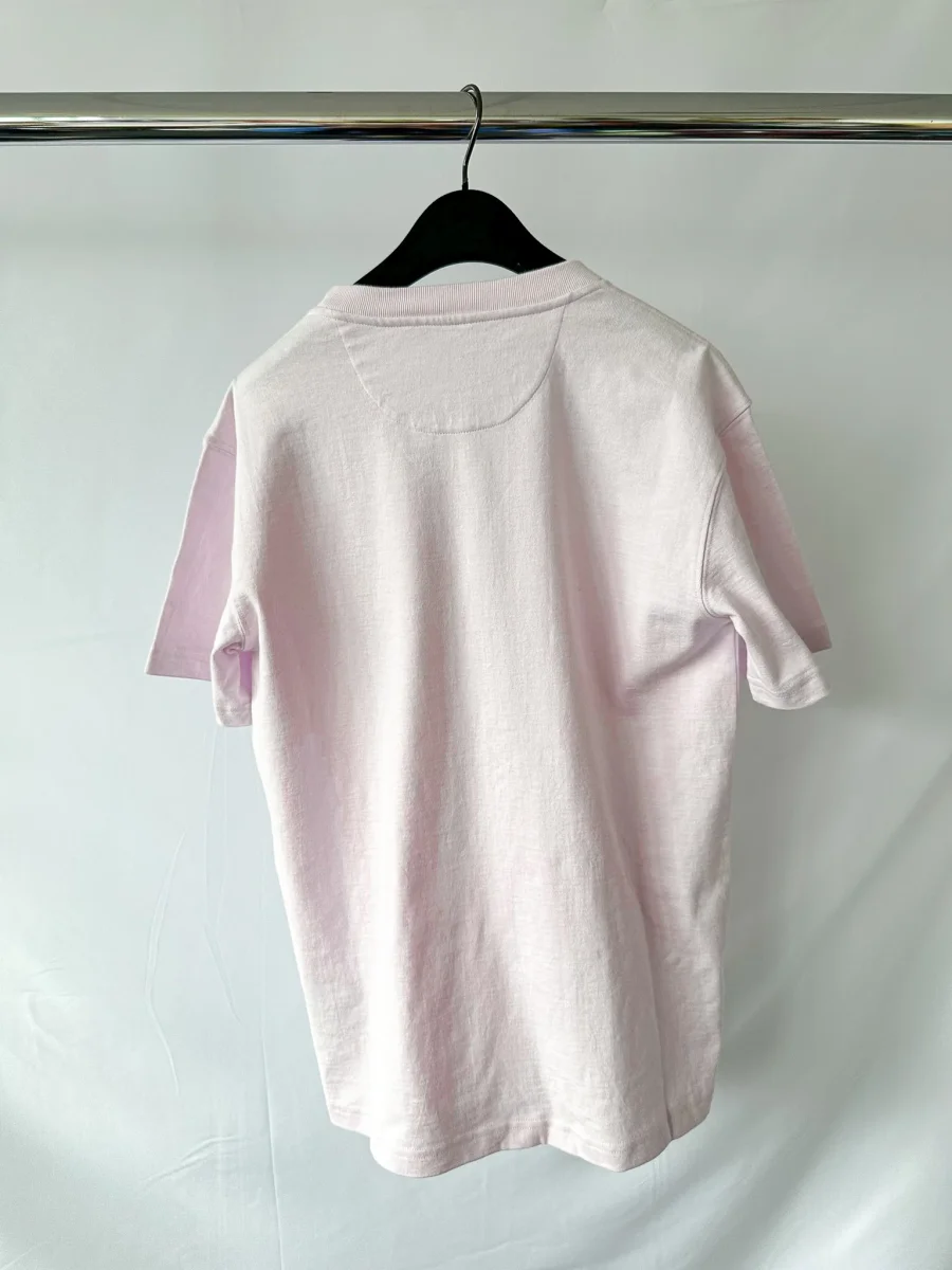 Calvin Klein 205W39NYC Logo Embroidered Pink Short Sleeve T-Shirt - Imagen 3