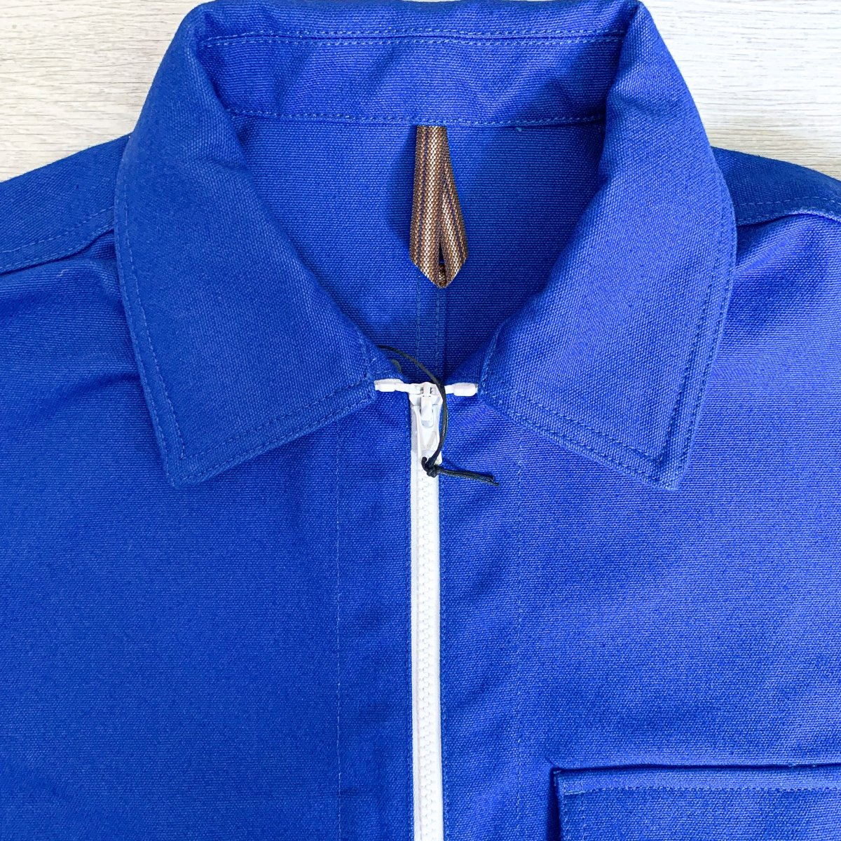 Drake's Blue Cotton 18oz Canvas Yacht Sailing Chore Jacket - Imagen 8