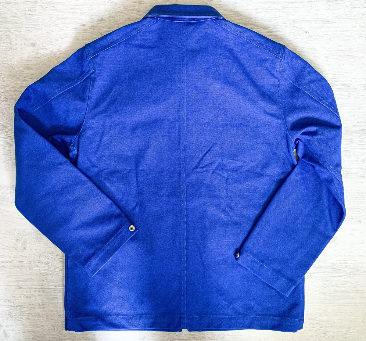 Drake's Blue Cotton 18oz Canvas Yacht Sailing Chore Jacket - Imagen 4