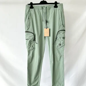 Belstaff Steel Green Slide Cargo Trousers