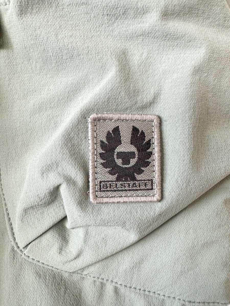 Belstaff Steel Green Slide Cargo Trousers - Imagen 4