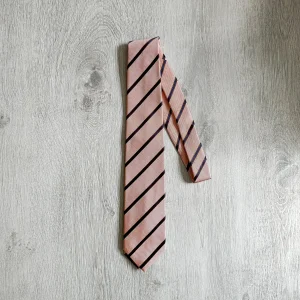Drake's X Kingsman Pink Repp Silk Twill Tie