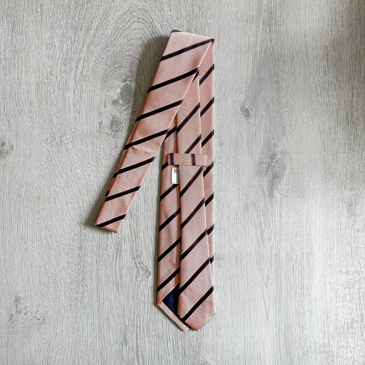 Drake's X Kingsman Pink Repp Silk Twill Tie - Imagen 3