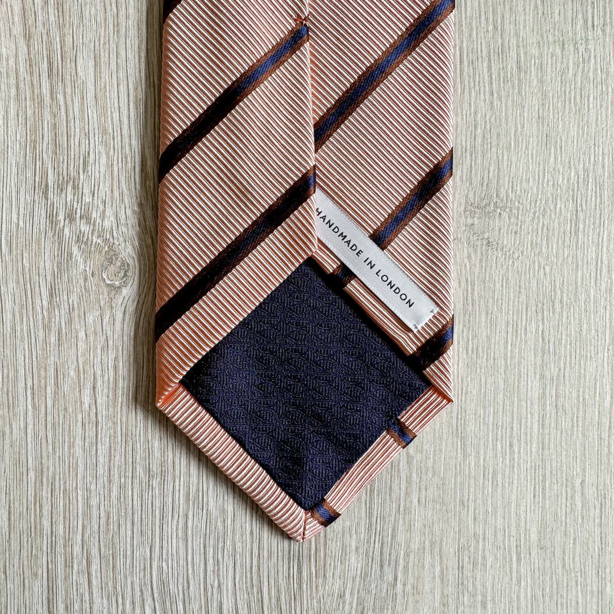 Drake's X Kingsman Pink Repp Silk Twill Tie - Imagen 6