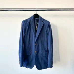 POLO RALPH LAUREN Blue Seersucker Blazer Jacket