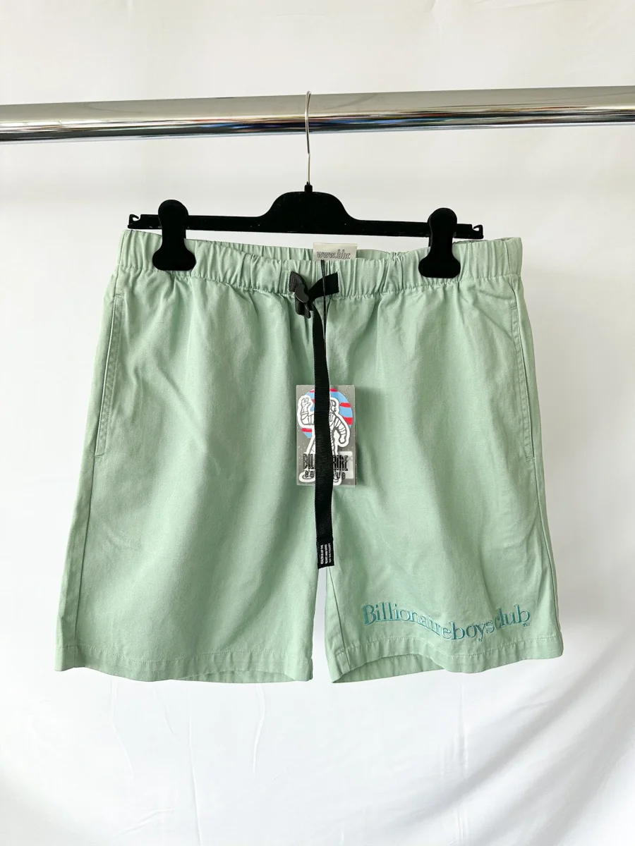 Billionaire Boys Club Mint Green Embroidered Logo Belted Shorts - Imagen 2