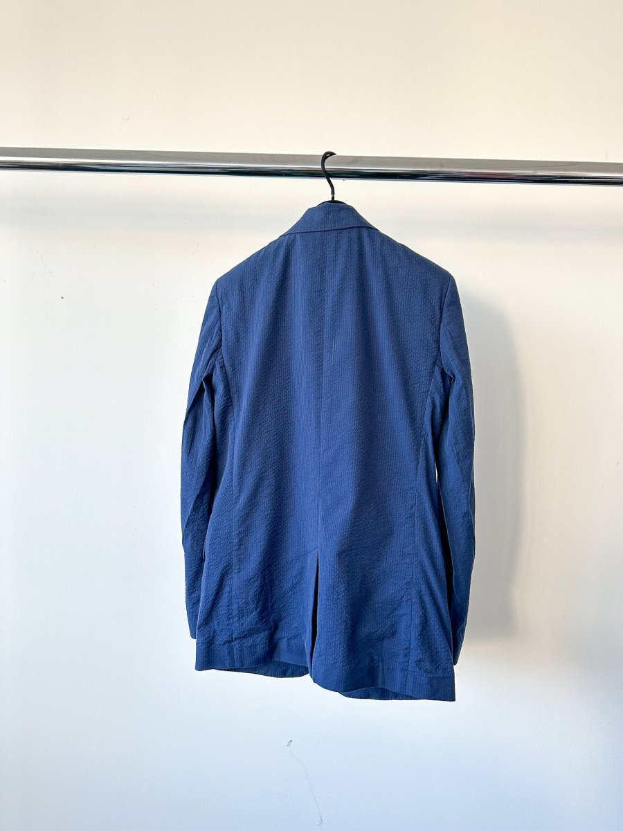 POLO RALPH LAUREN Blue Seersucker Blazer Jacket - Imagen 6