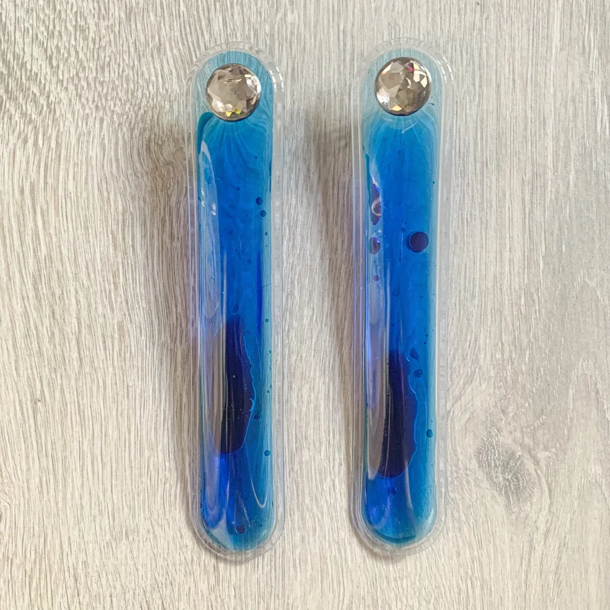Christopher Kane Lava Gel Large Blue Earrings - Imagen 3