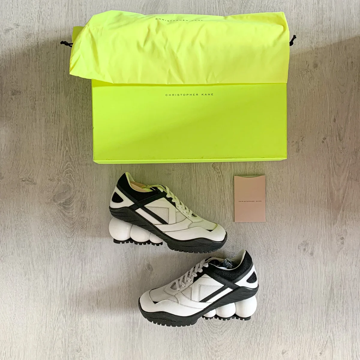 Christopher Kane Looner Sneakers in Black White - Imagen 4